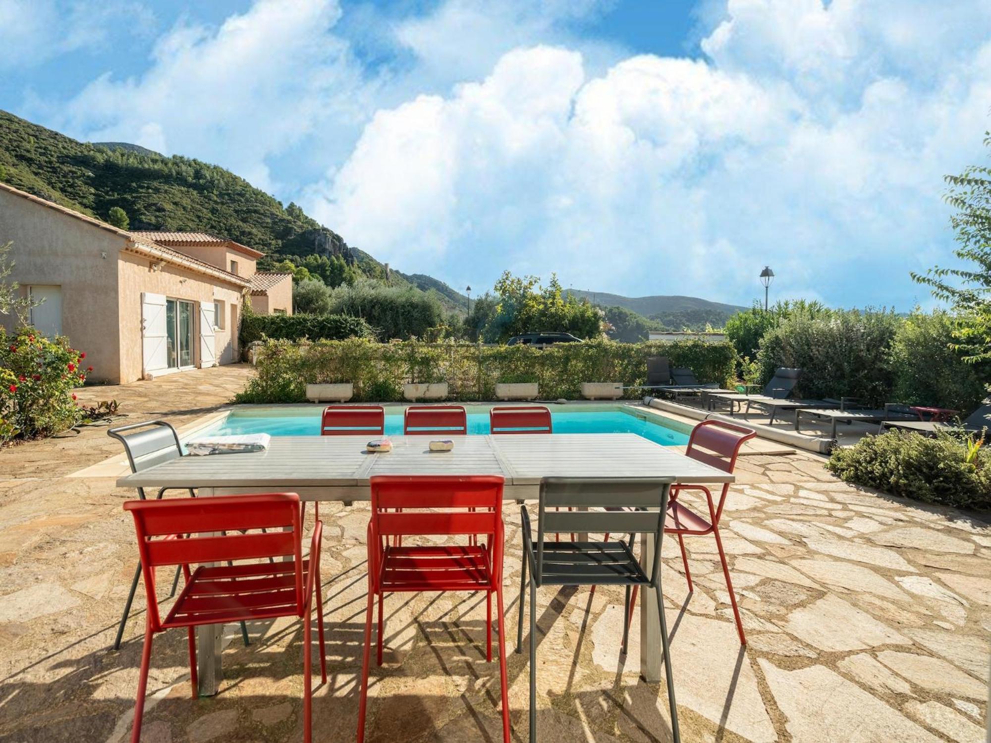House In The South Of France With Private Pool Villa Roquebrun Екстериор снимка